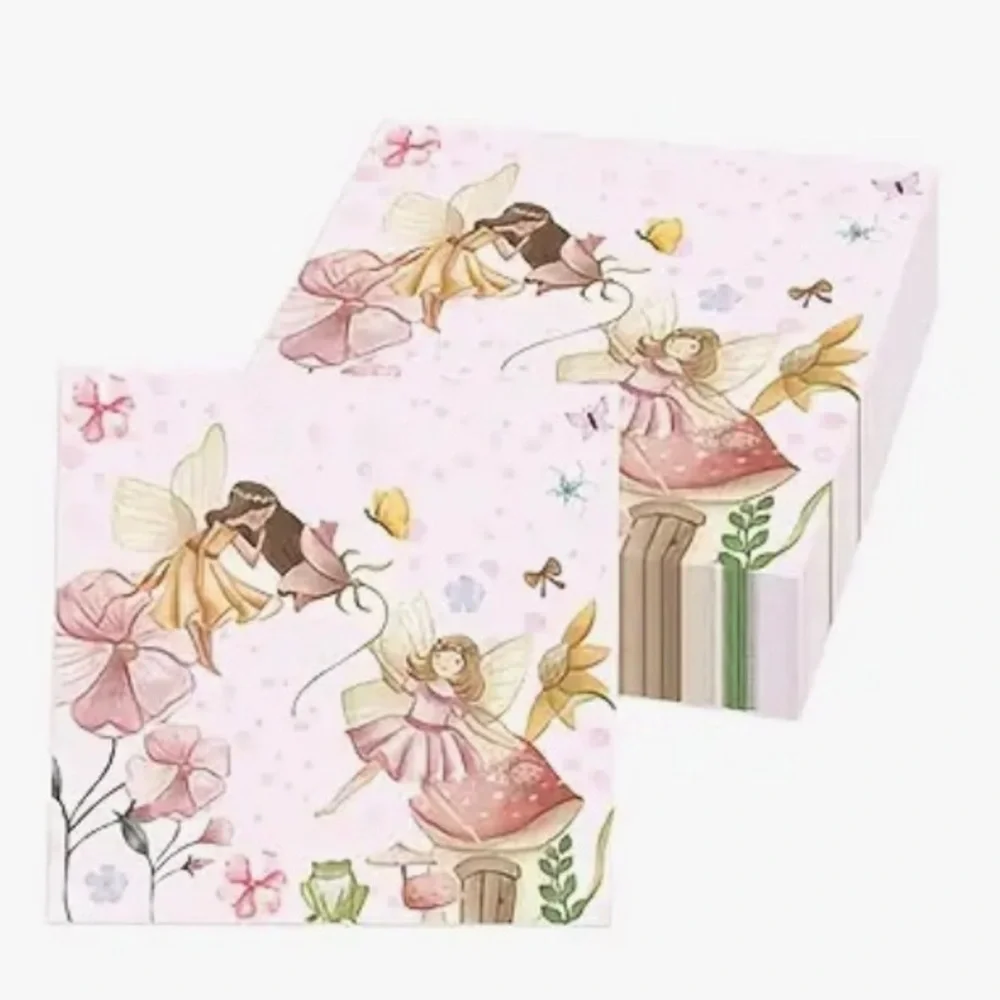 Fairy Garden Party Luncheon Paper Napkins, 20-ct